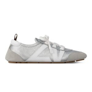 Louis Vuitton LV Sneakerina Metallic grained calf leather