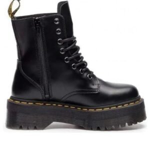 Dr. Martens Jadon Platform Boots Black Smooth Leather
